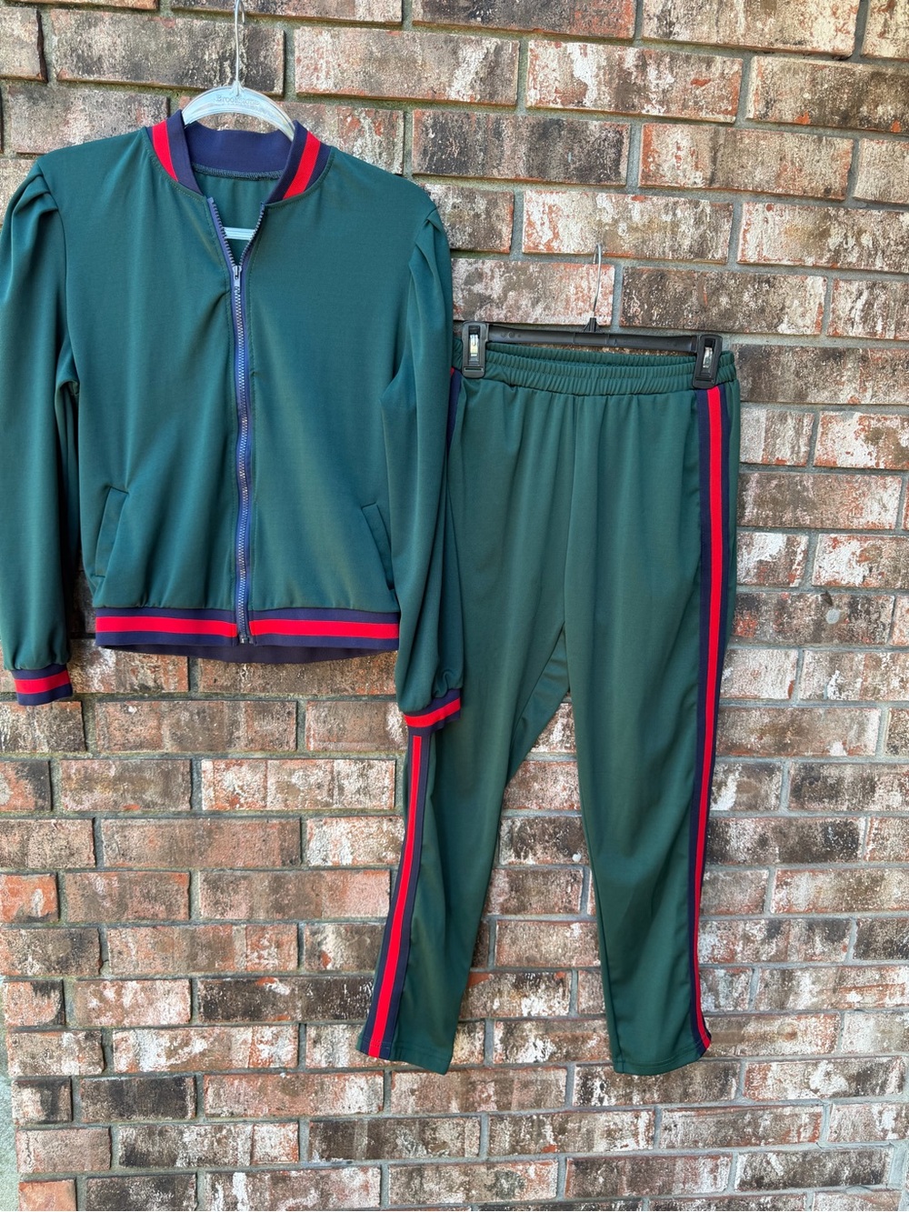 Women’s Green Jacket and Pants Set